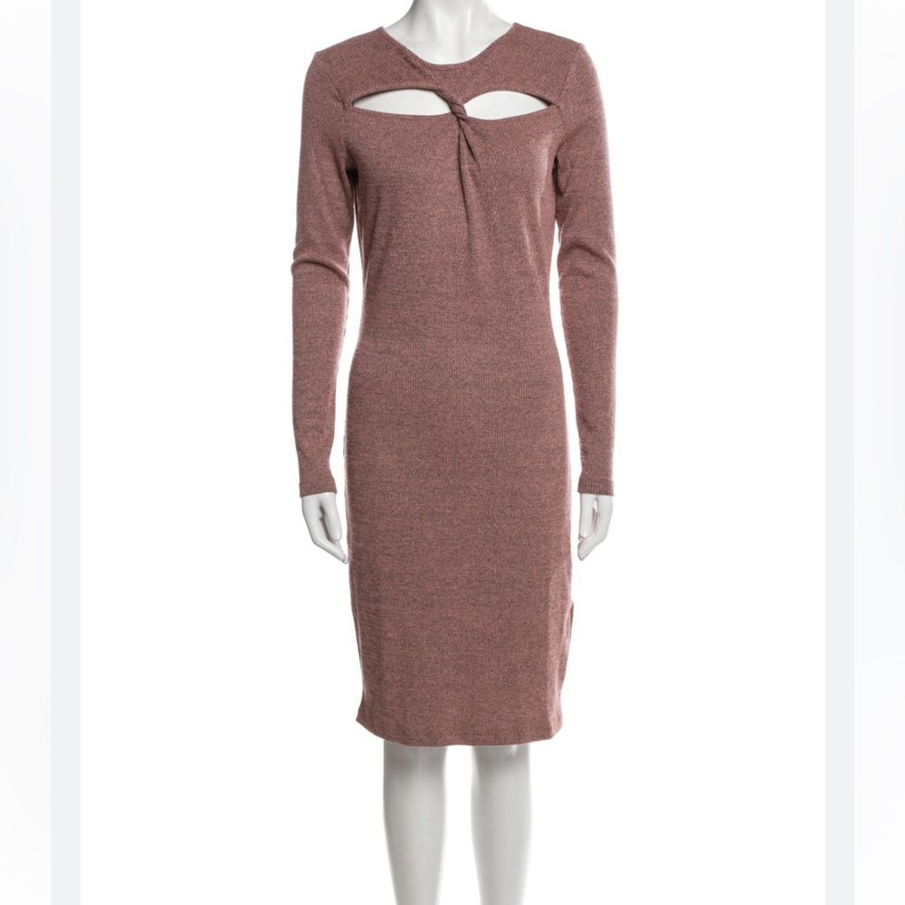 NWOT Walter Baker | Scoop Neck Knee Length Cut Out Long Sleeve Dress XL